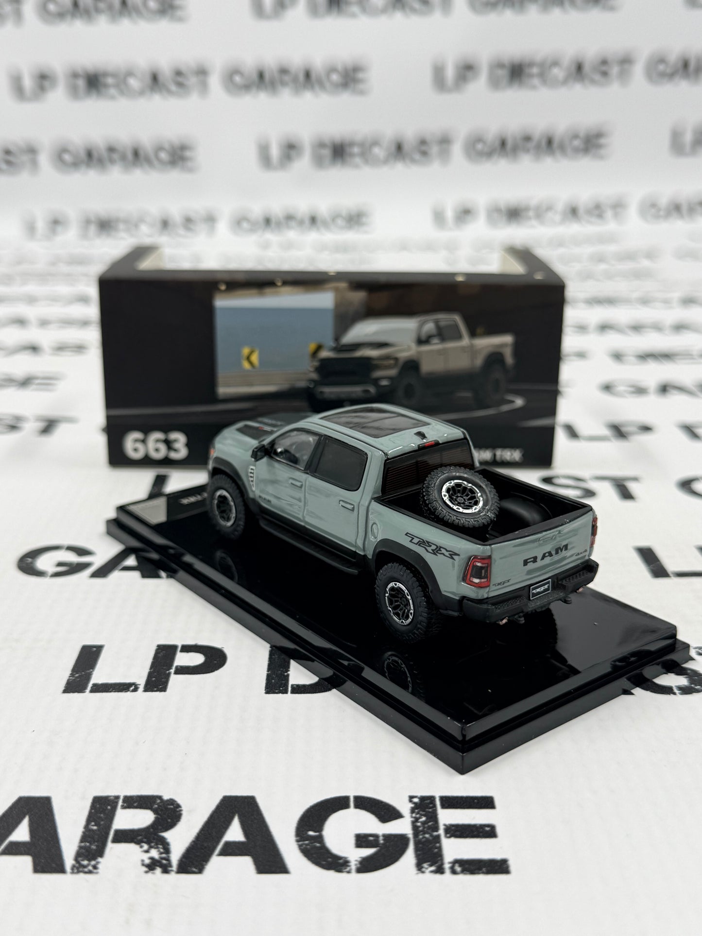 GCD Shadow PRO 2022 Ram 1500 TRX Gray Truck 1:64 Diecast