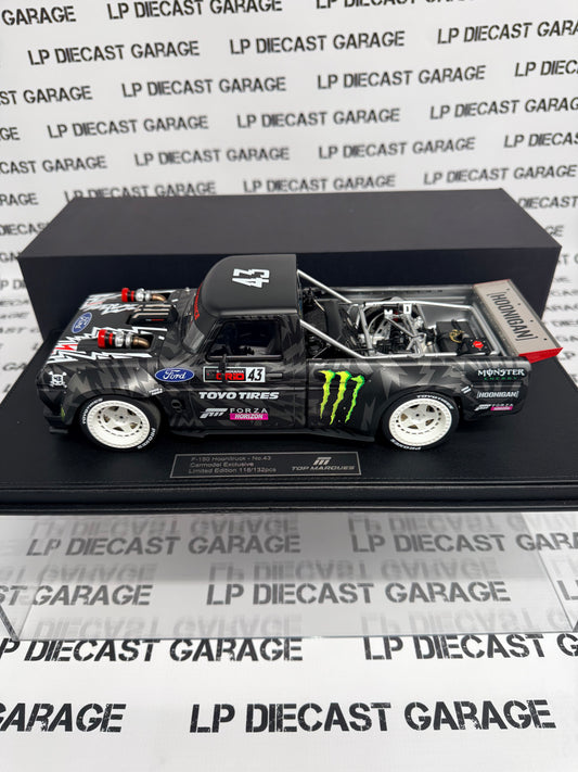 TOP MARQUES Ford F-150 Hoonitruck 1:18 Scale Resin Model White Rims