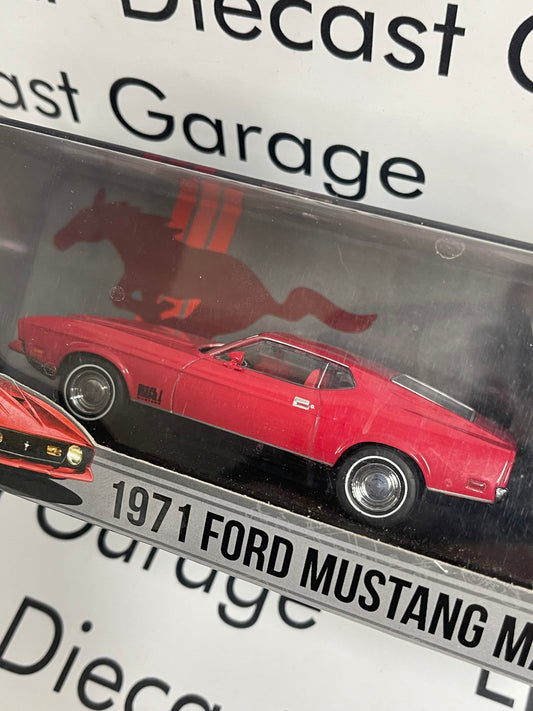 GREENLIGHT 1971 Ford Mustang Mach 1 Red 1:43 Diecast