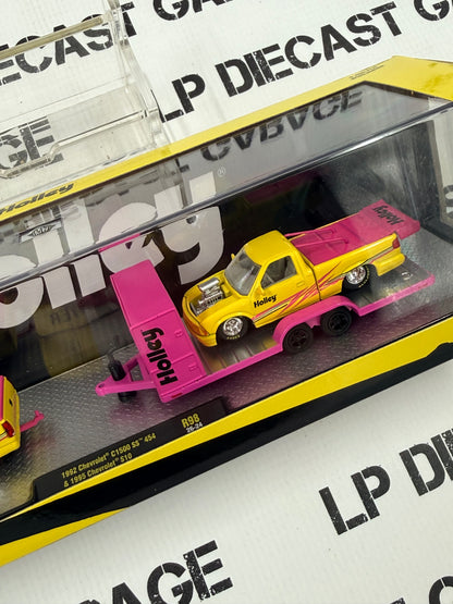M2 Haulers 1992 Chevrolet C1500 & 1995 S10 Holley Set 1:64 Diecast