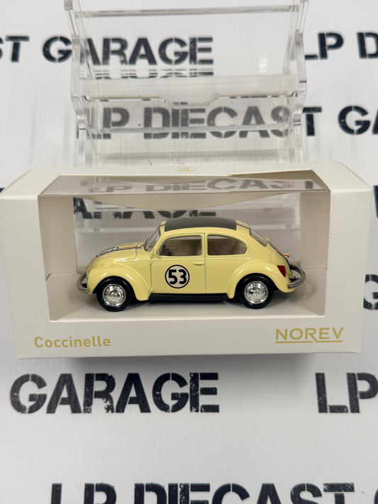 NOREV 1973 Volkswagen Beetle Herbie Car #53 1:43 Diecast