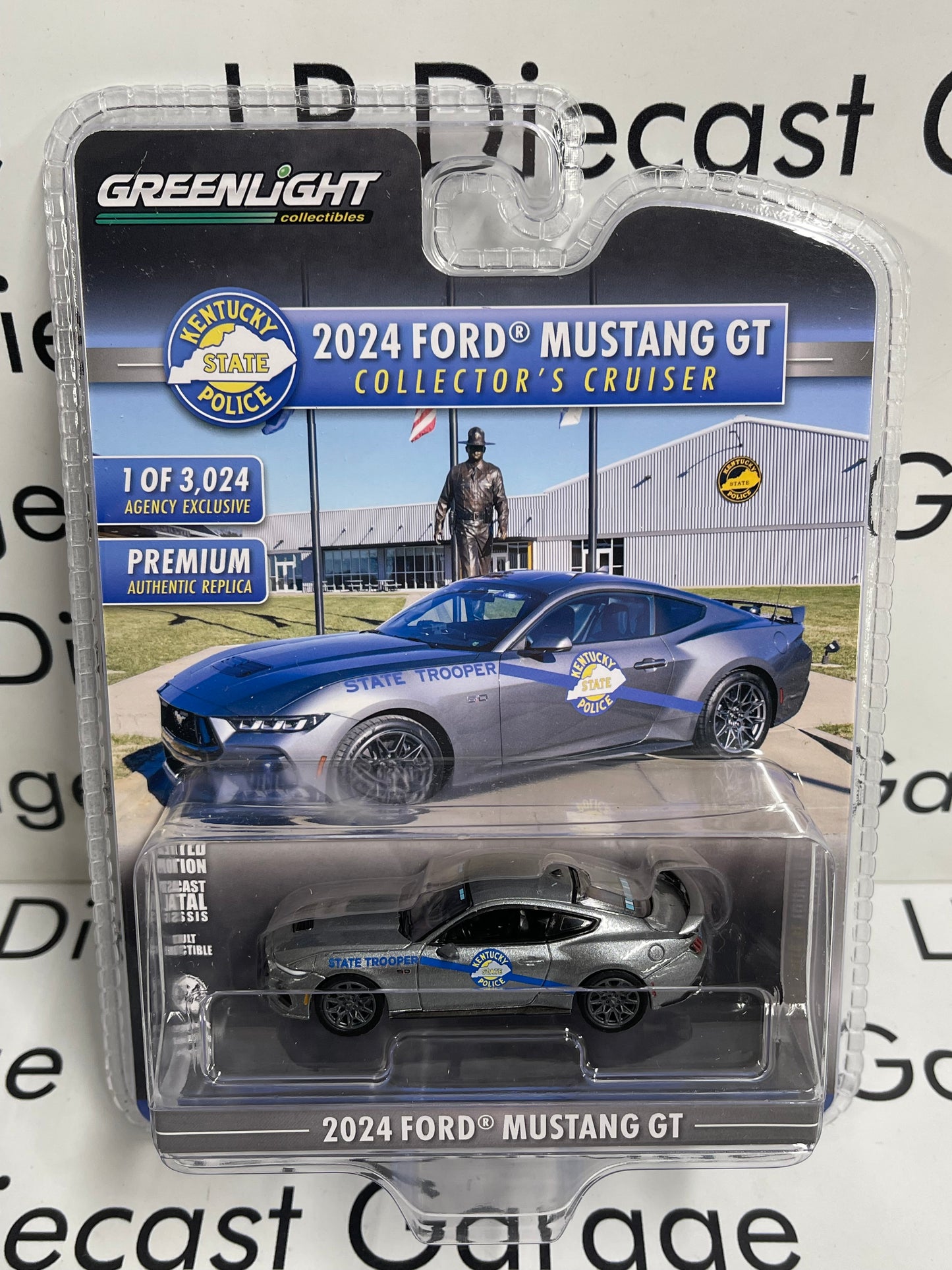 GREENLIGHT 2024 Ford Mustang GT Kentucky Police 1:64 Diecast Exclusive