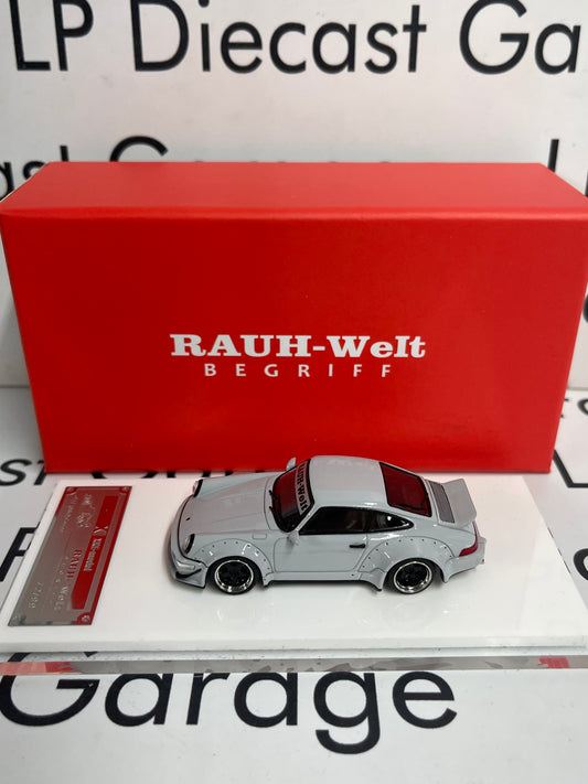 XXE-Models Porsche 964 RWB BeGriff Cement Gray Rauh-Welt 1:64 Resin Model