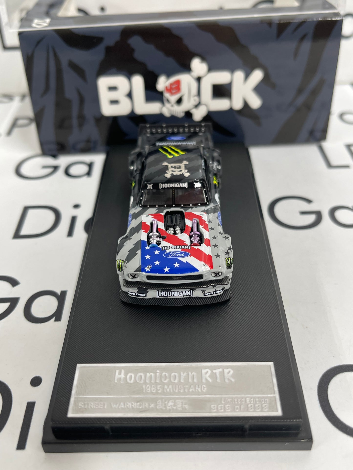 STREET WARRIOR 1965 Ford Mustang Hoonicorn RTR Ken Block 1:64 Diecast USA