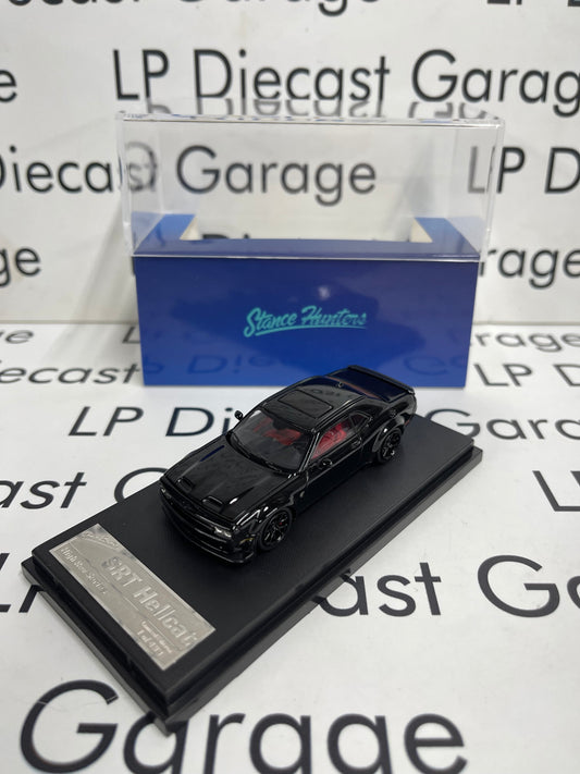 STANCE HUNTERS 2023 Dodge Challenger SRT Hellcat Black 1:64 Diecast