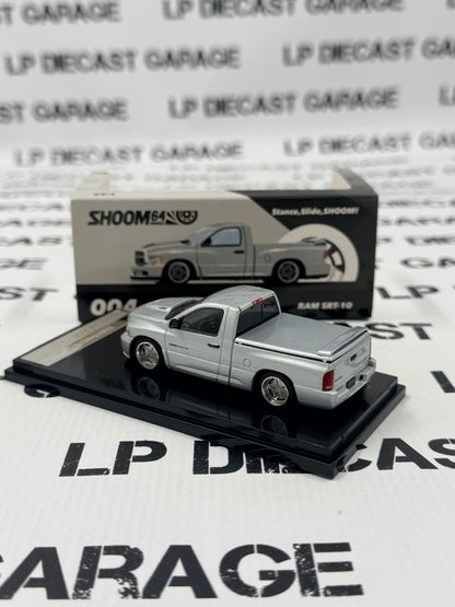 GCD Shoom Dodge Ram SRT10 Silver Truck 1:64 Diecast