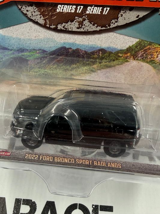 GREENLIGHT 2022 Ford Bronco Sport Badlands Black 1:64 Diecast All Terrain