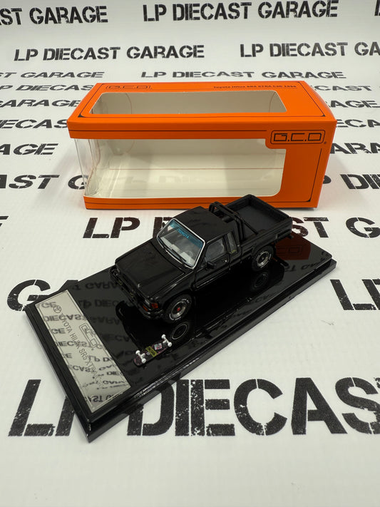 GCD 1985 Toyota Hilux SR5 Xtra Cab Black Pickup Truck 1:64 Diecast BTTF