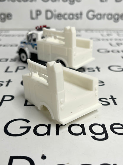 3D Printed Customs White Service Bed Fits Greenlight International Durastar 1:64 Diecast (BED ONLY)