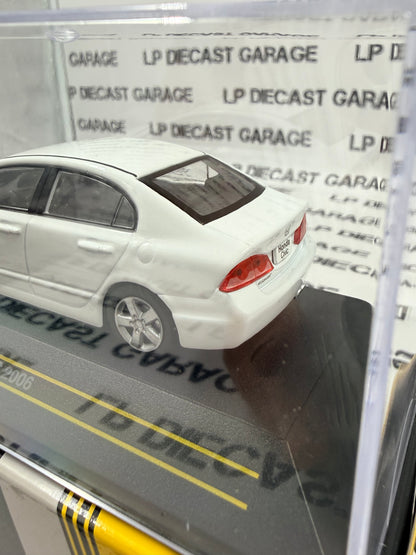 FIRST43 2006 Honda Civic Sedan White RHD 1:43 Diecast