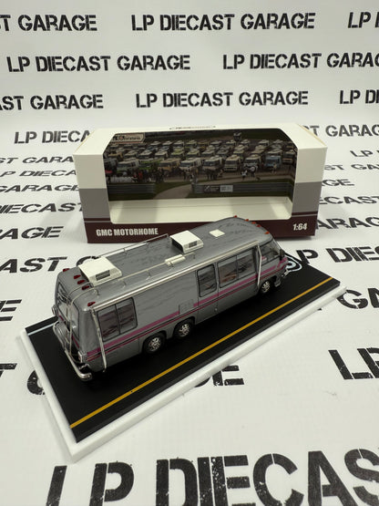 MK Miniatures GMC Motorhome Silver/ Purple 1:64 Resin Model APAxpo Exclusive