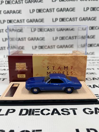 STAMP MODELS 1969 Chevy Camaro COPO ZL1 Blue 1:43 Scale Resin Model