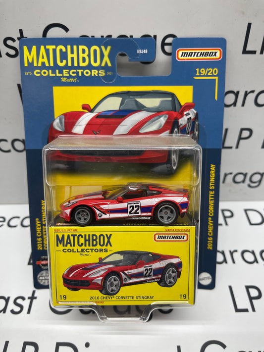 MATCHBOX Collectors #19 2016 Chevrolet Corvette Sting-Ray 1:64 Diecast