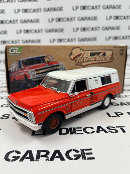 GREENLIGHT 1970 Chevrolet C10 Farmtruck 1:24 Diecast Exclusive AZN