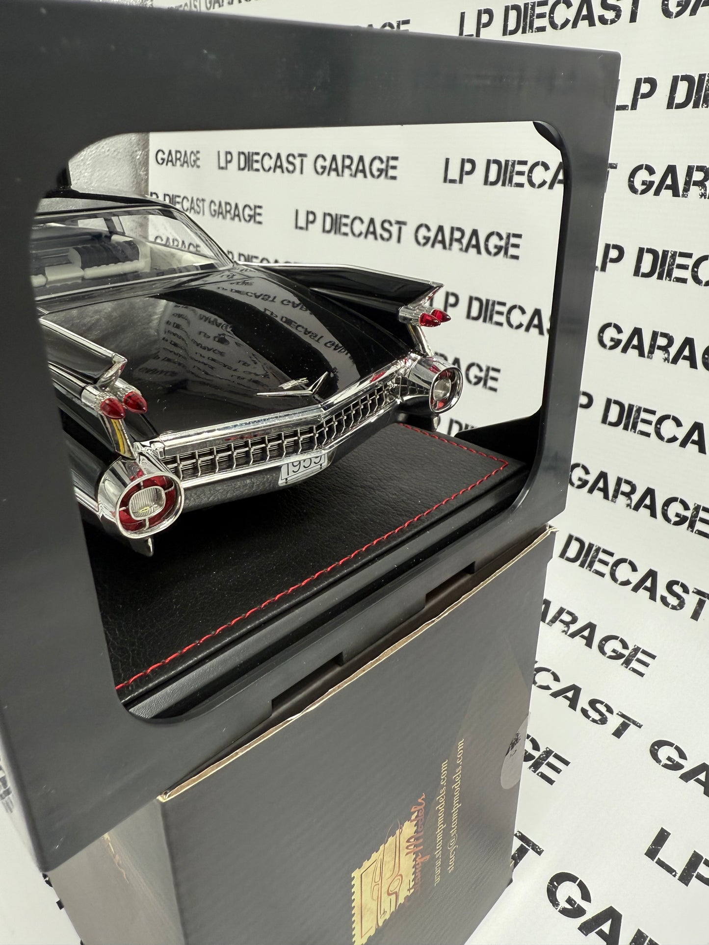 STAMP MODELS 1959 Cadillac Coupe Deville Black 1:18 Resin Model