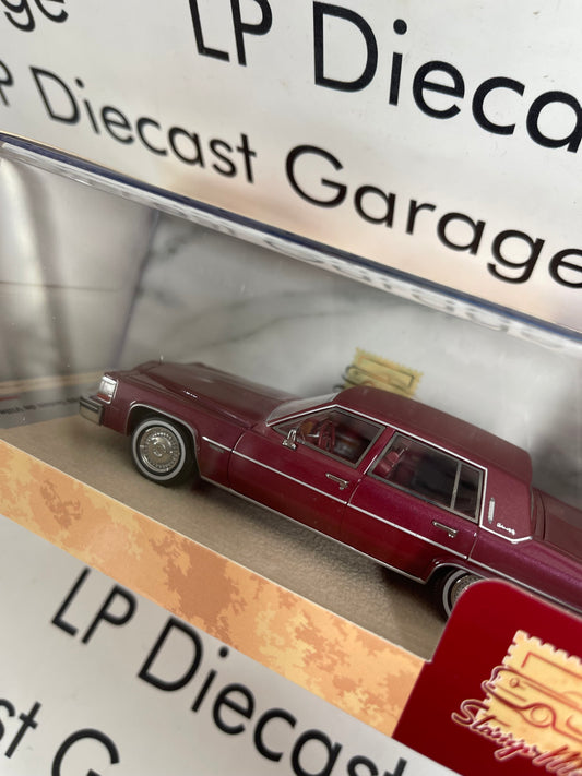 STAMP MODELS 1983 Cadillac Sedan Deville Carmine Metallic 1:43 Scale Resin Model