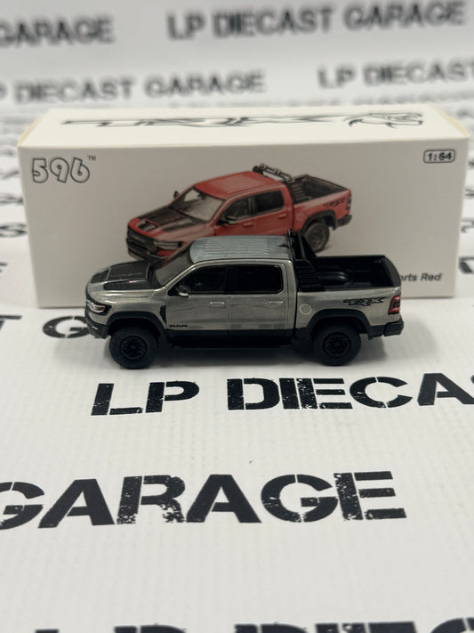 RAW CHASE 596 Model RAM 1500 TRX Truck Red 1:64 Diecast