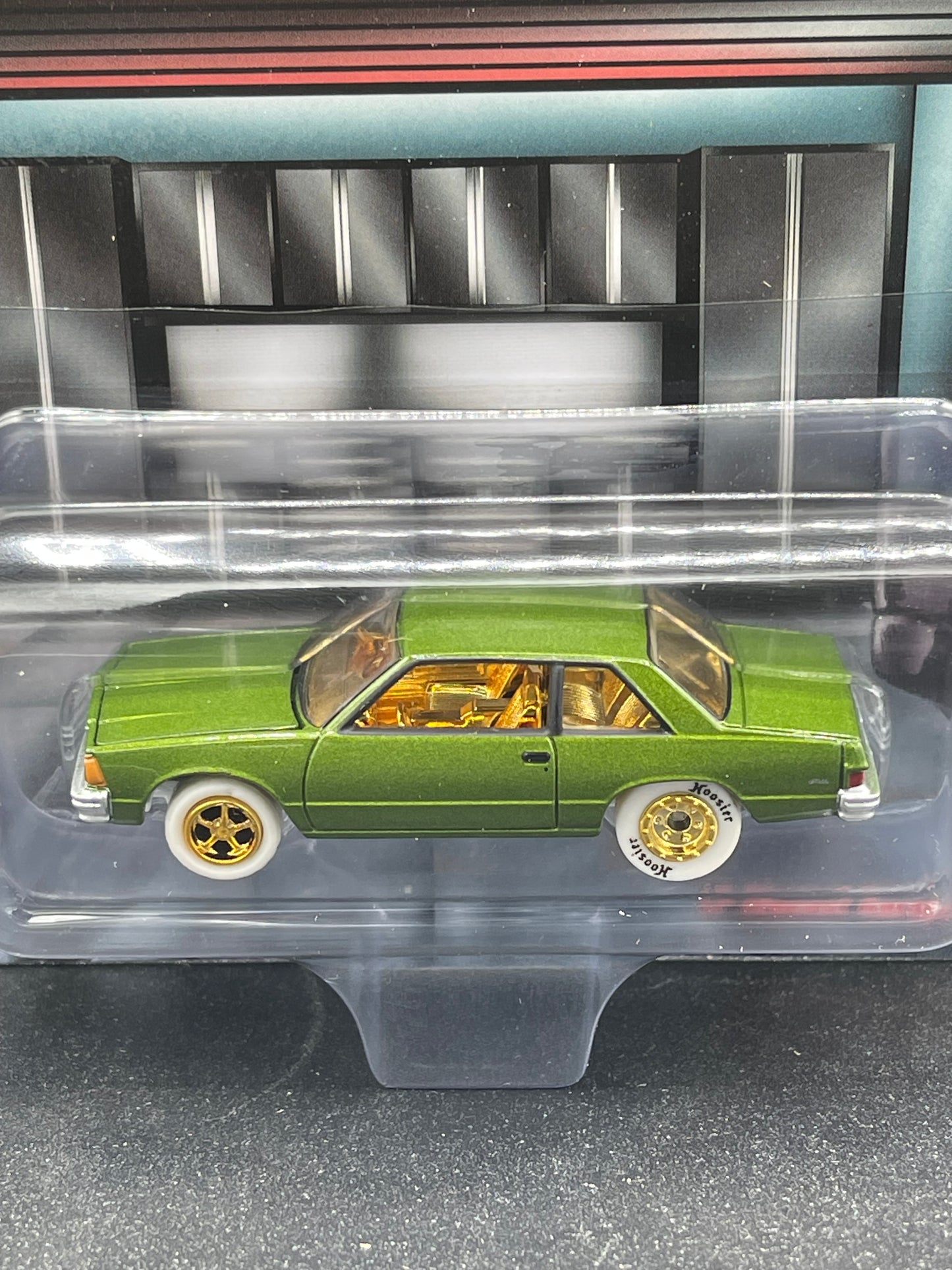 CHASE JOHNNY WHITE LIGHTNING 1979 Chevrolet Malibu Green LP 1:64 Diecast Promo