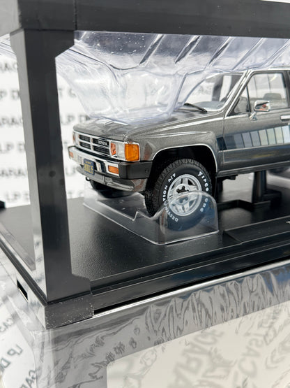 KK Scale 1985 Toyota Hilux Truck Gray & Silver Pickup 1:18 Diecast
