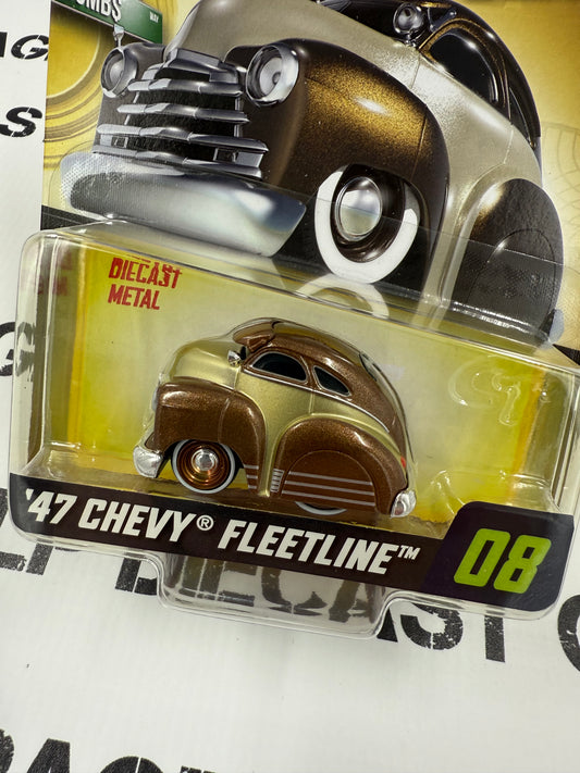 CARTUNED '47 Chevy Fleetline Brown 1:64 Diecast Series 4