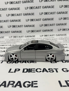 JADA Lexus GS430 Dub City Silver w/ Maya Rims 1:24 Diecast No Box