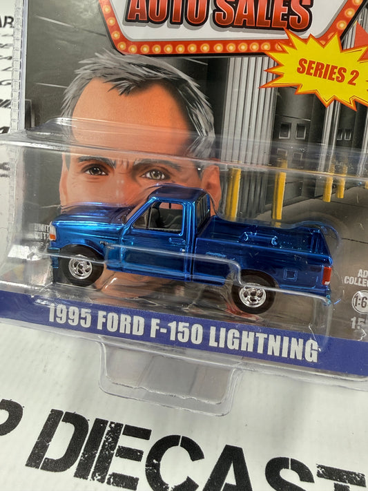 CHASE GREENLIGHT 1995 Ford F-150 Lightning Custom LP Exclusive 1:64 Diecast Ricks Auto Sales