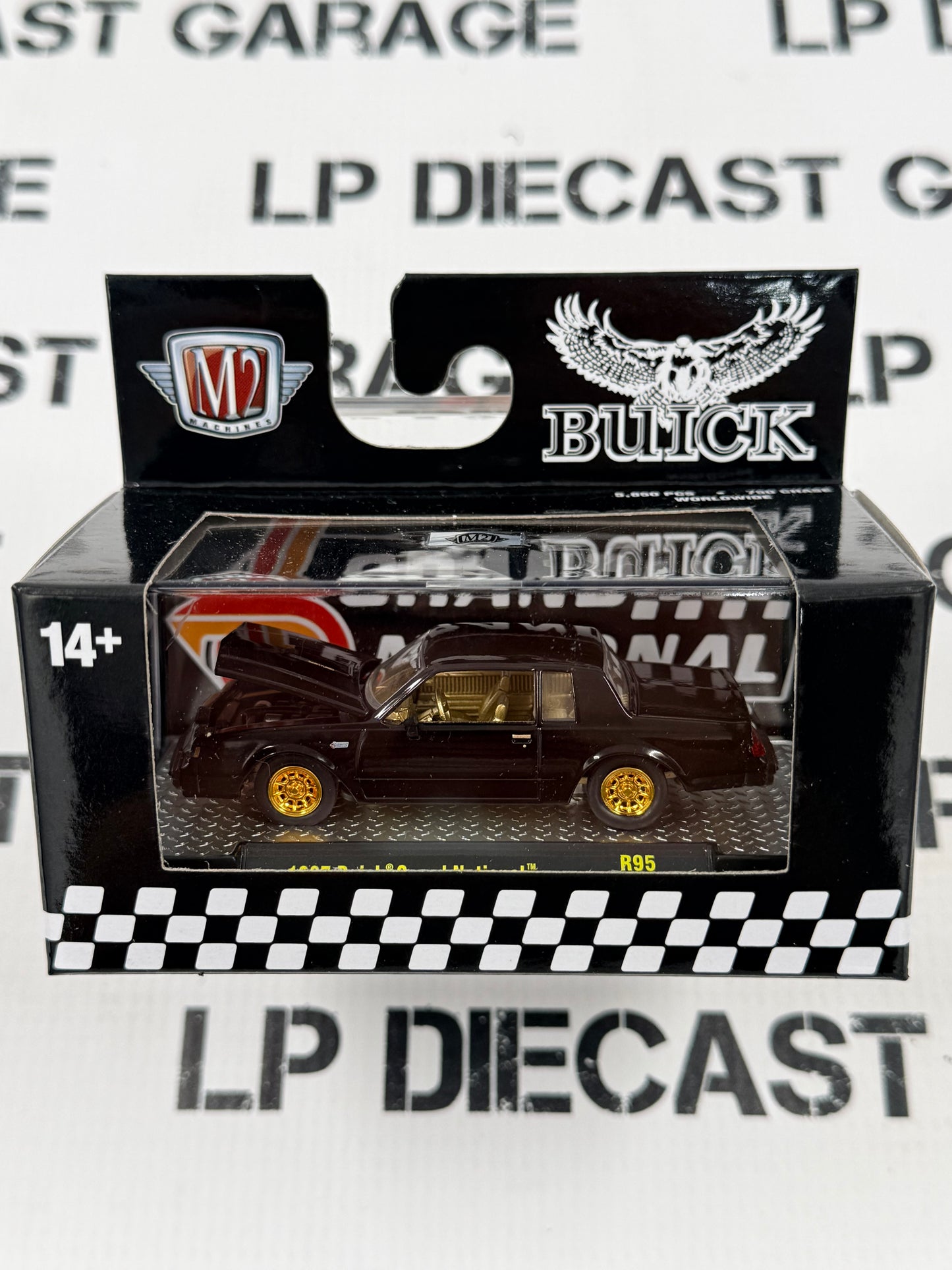 CHASE M2 1987 Buick Grand National Black 1:64 Diecast Detroit Muscle