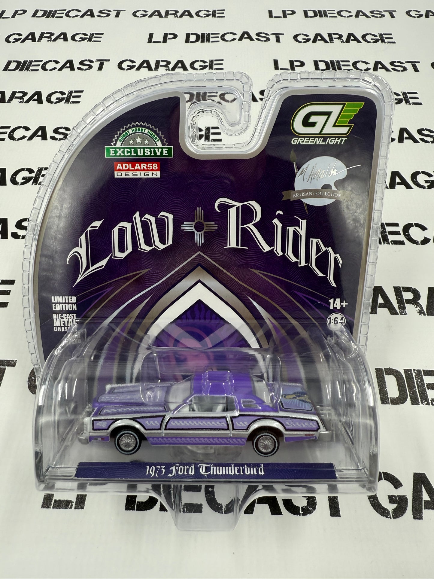 GREENLIGHT 1973 Ford Thunderbird Lowrider 1:64 Diecast Michael Heralda Exclusive