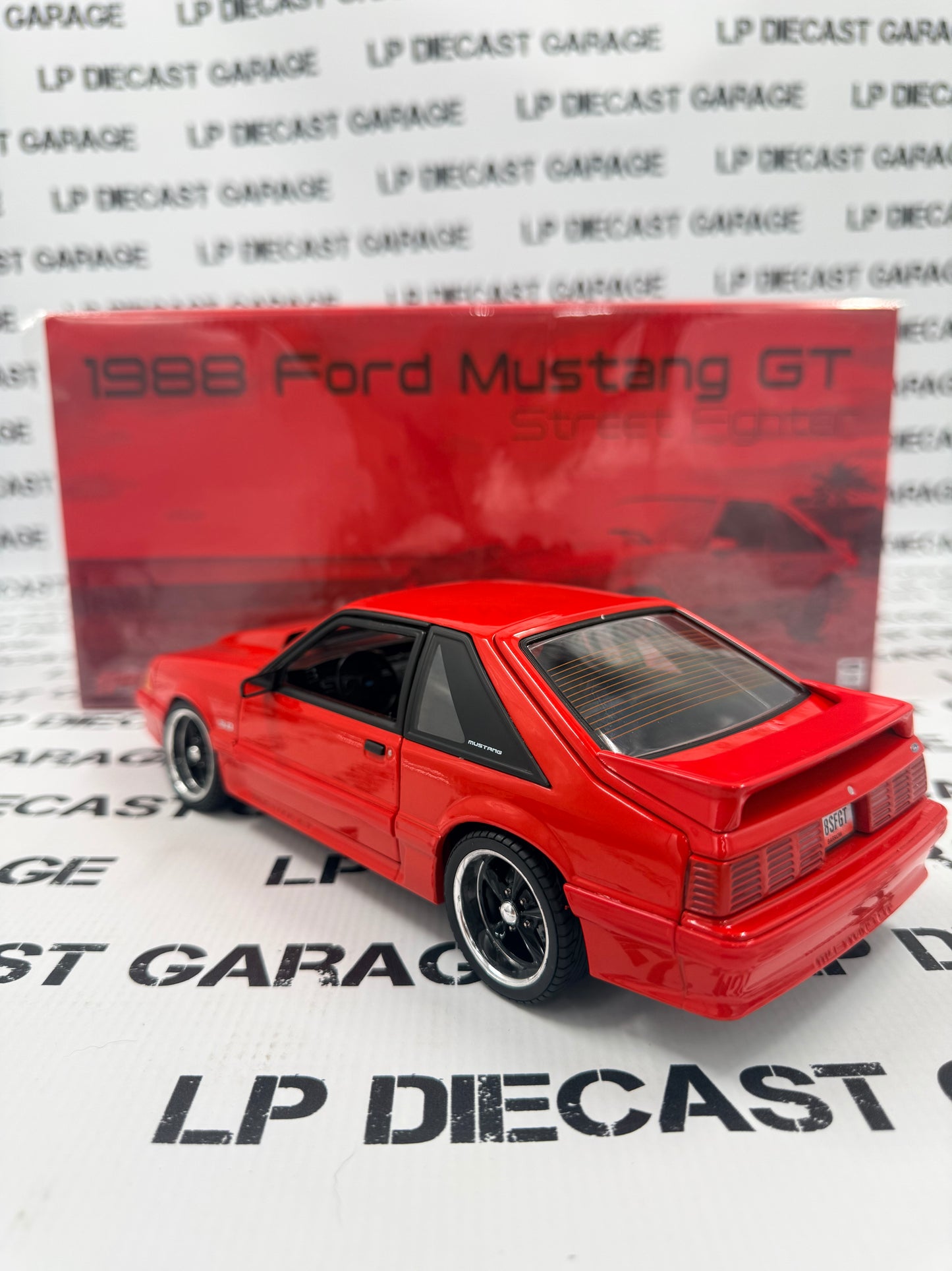 GMP 1988 Ford Mustang GT Street Fighter Red 1:18 Diecast 19002