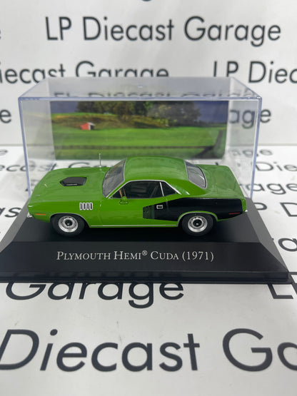 EDICOLA 1971 Plymouth Hemi Cuda Green 1:43 Diecast