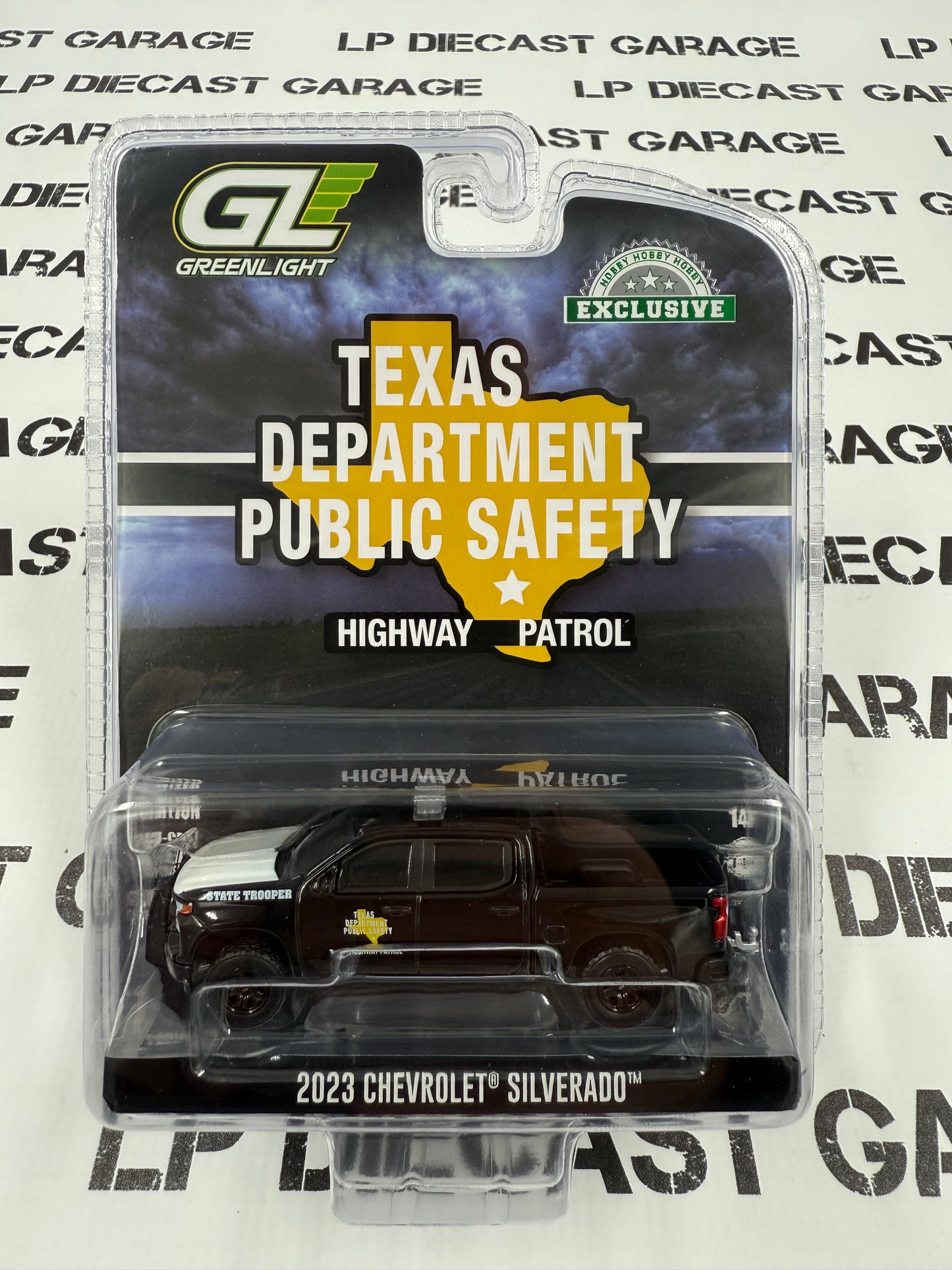 GREENLIGHT 2023 Chevrolet Silverado Texas Dept. Public Safety 1:64 Diecast