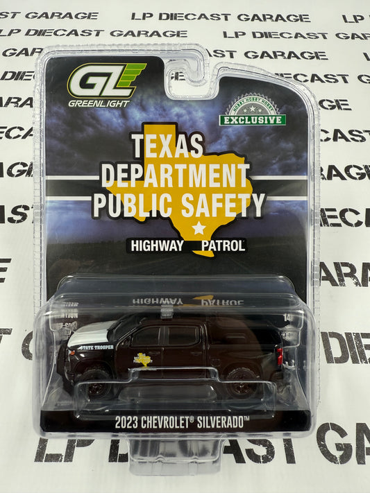 GREENLIGHT 2023 Chevrolet Silverado Texas Dept. Public Safety 1:64 Diecast
