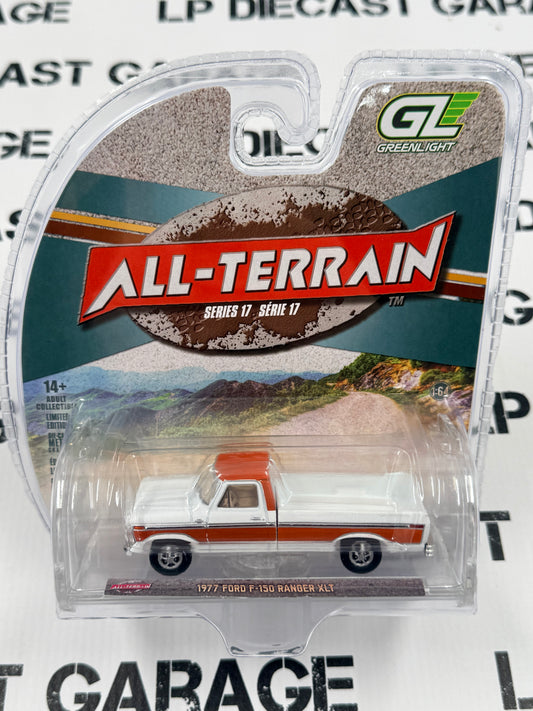 GREENLIGHT 1977 Ford F-150 Ranger XLT White 1:64 Diecast All Terrain