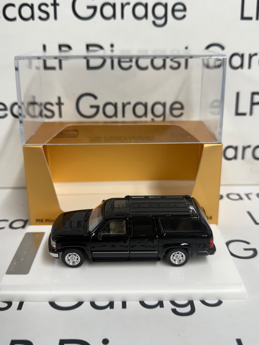 MK Miniatures 2003 Chevrolet Suburban Black 1:64 Diecast