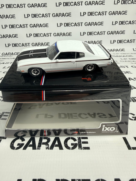 IXO Models 1970 Buick GSX White Muscle Car 1:43 Diecast