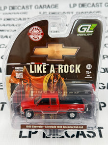 GREENLIGHT 1998 Chevrolet Silverado 1500 4x4 Victory Red 1:64 Diecast OBT Exclusive