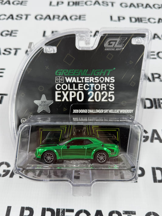 CHASE GREENLIGHT 2020 Dodge Challenger SRT Hellcat Green 1:64 Diecast 2025 Expo Exclusive