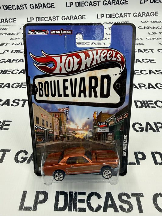 HOT WHEELS '65 Ford Mustang Gold Boulevard 1:64 Diecast