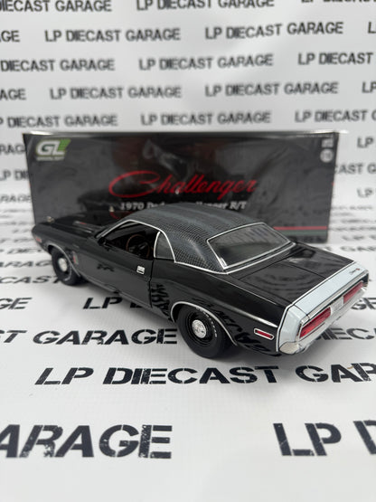 GREENLIGHT 1970 Dodge Challenger R/T 426 Hemi 1:18 Diecast Black Ghost