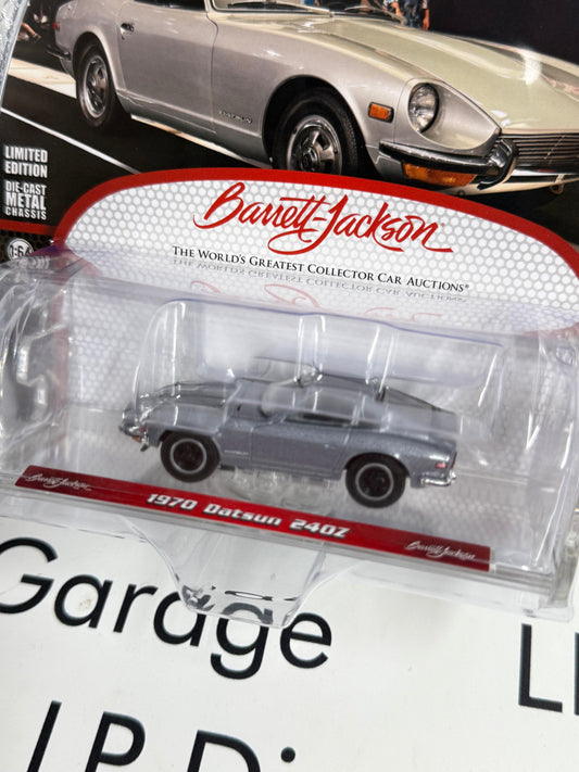 GREENLIGHT 1970 Datsun 240Z Silver 1:64 Diecast Barrett Jackson