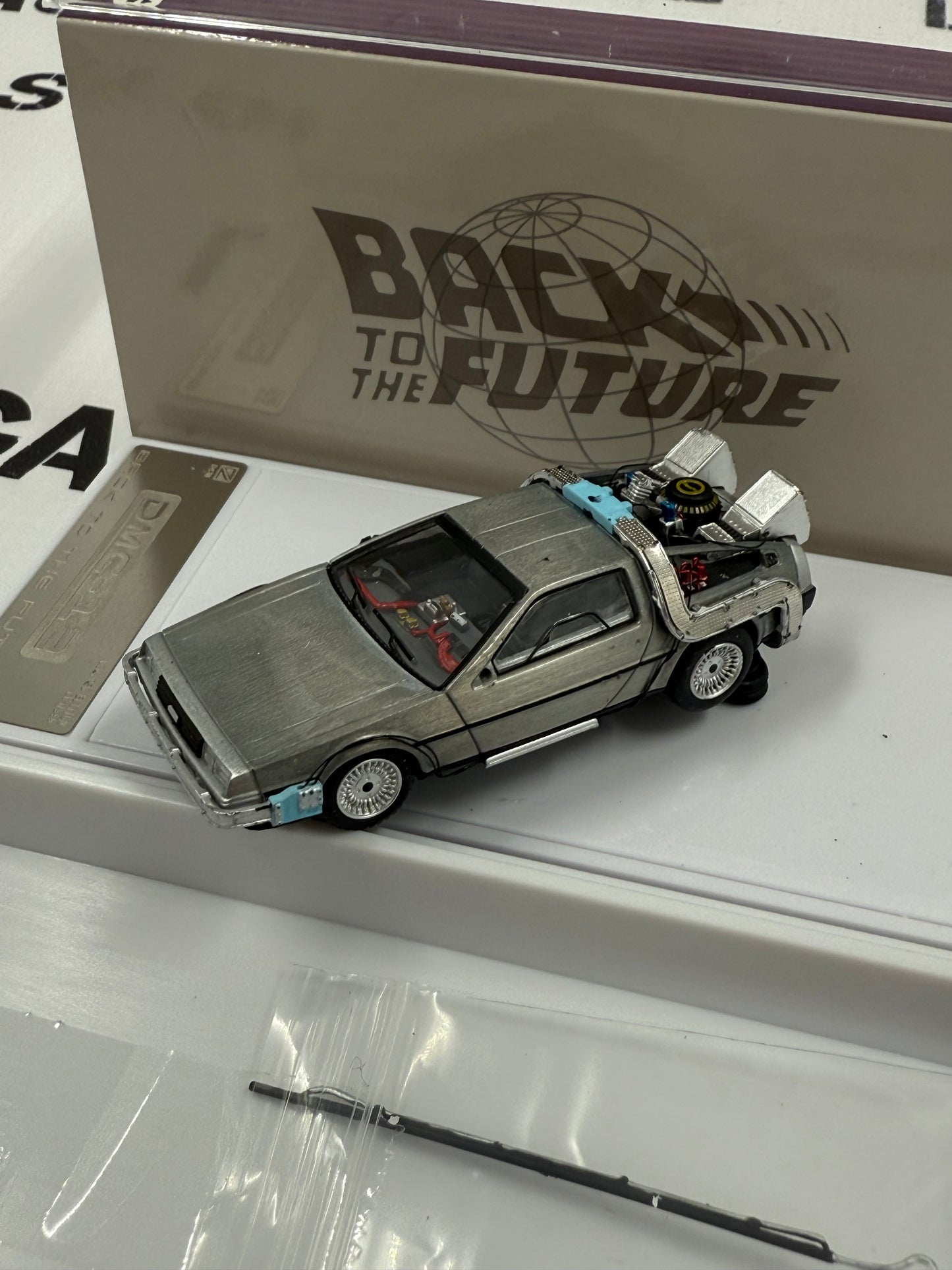 DCM Back to the Future DeLorean Time Machine 1:64 Diecast AUCTION