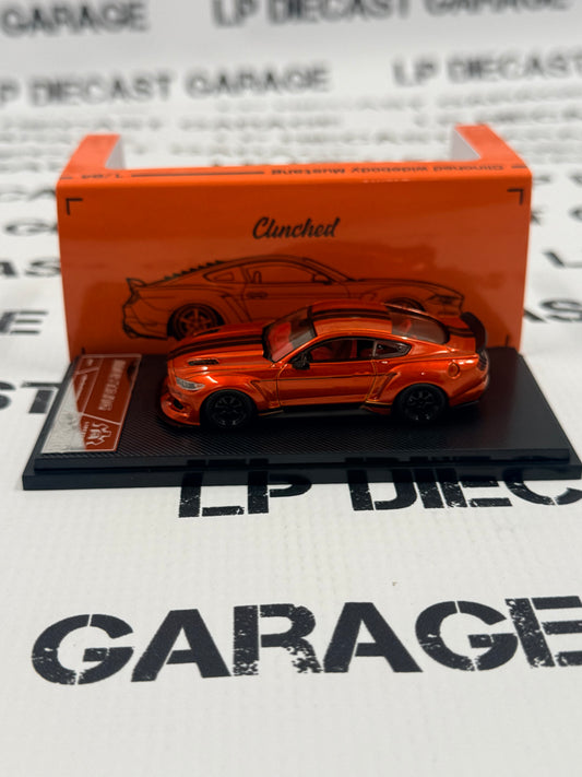 LIBERTY64 Ford Mustang Clinched Copper w/ Black Stripes 1:64 Diecast Ghost Player