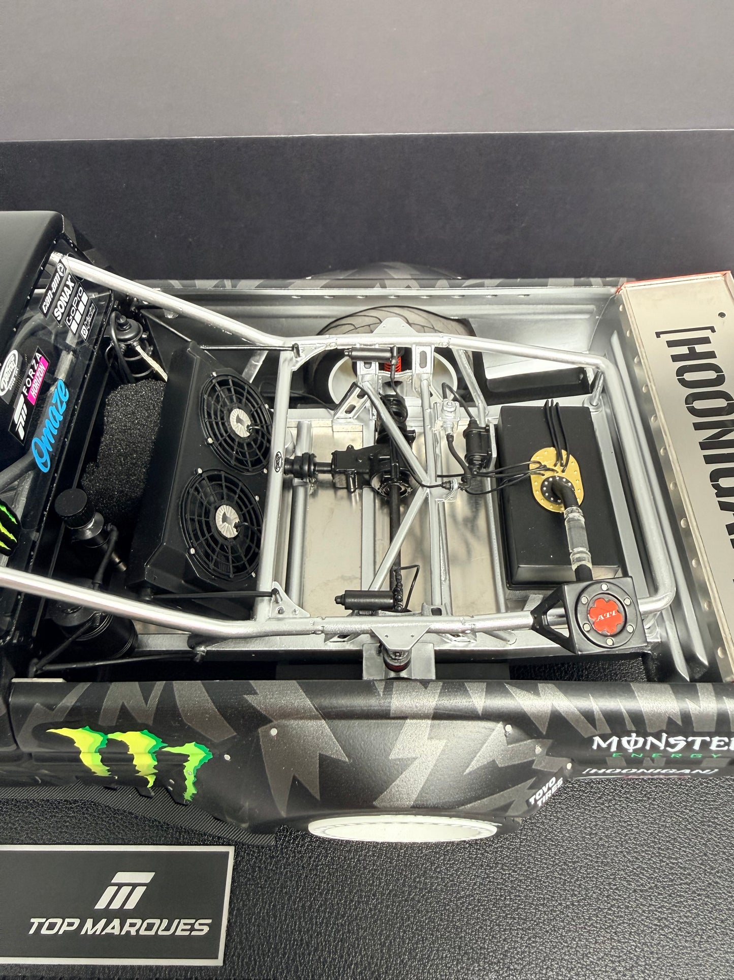 TOP MARQUES Ford F-150 Hoonitruck 1:18 Scale Resin Model White Rims