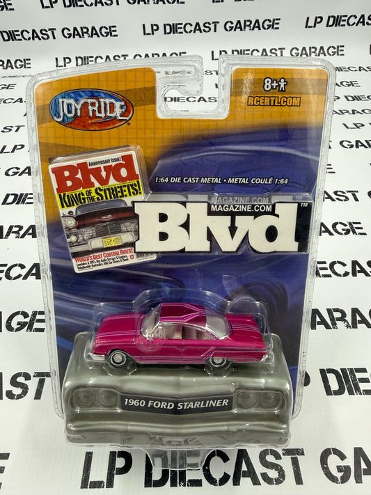JOYRIDE 1960 Ford Starliner Pink BLVD Magazine 1:64 Diecast