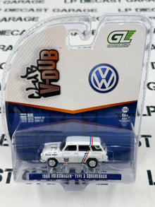 GREENLIGHT 1966 Volkswagen Type 3 Squareback Chevron 1:64 Diecast Club V-Dub