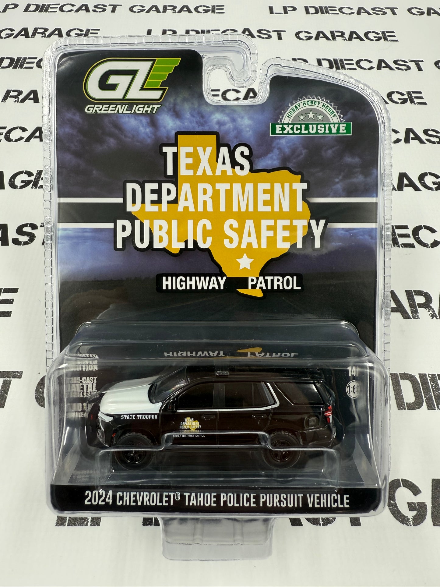 GREENLIGHT 2024 Chevrolet Tahoe Texas Dept. Public Safety 1:64 Diecast