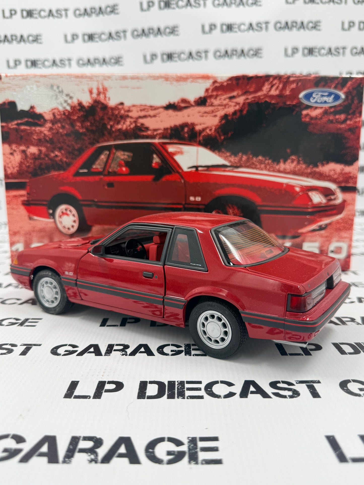 GMP 1987 Ford Mustang LX 5.0 Red 1:18 Diecast 8063