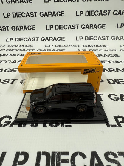 GCD Shadow PRO 2023 Cadillac Escalade ESV Black 1:64 Diecast