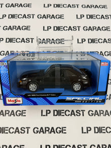 MAISTO 1993 Ford Mustang SVT Cobra Black 1:24 Scale Diecast MiJo