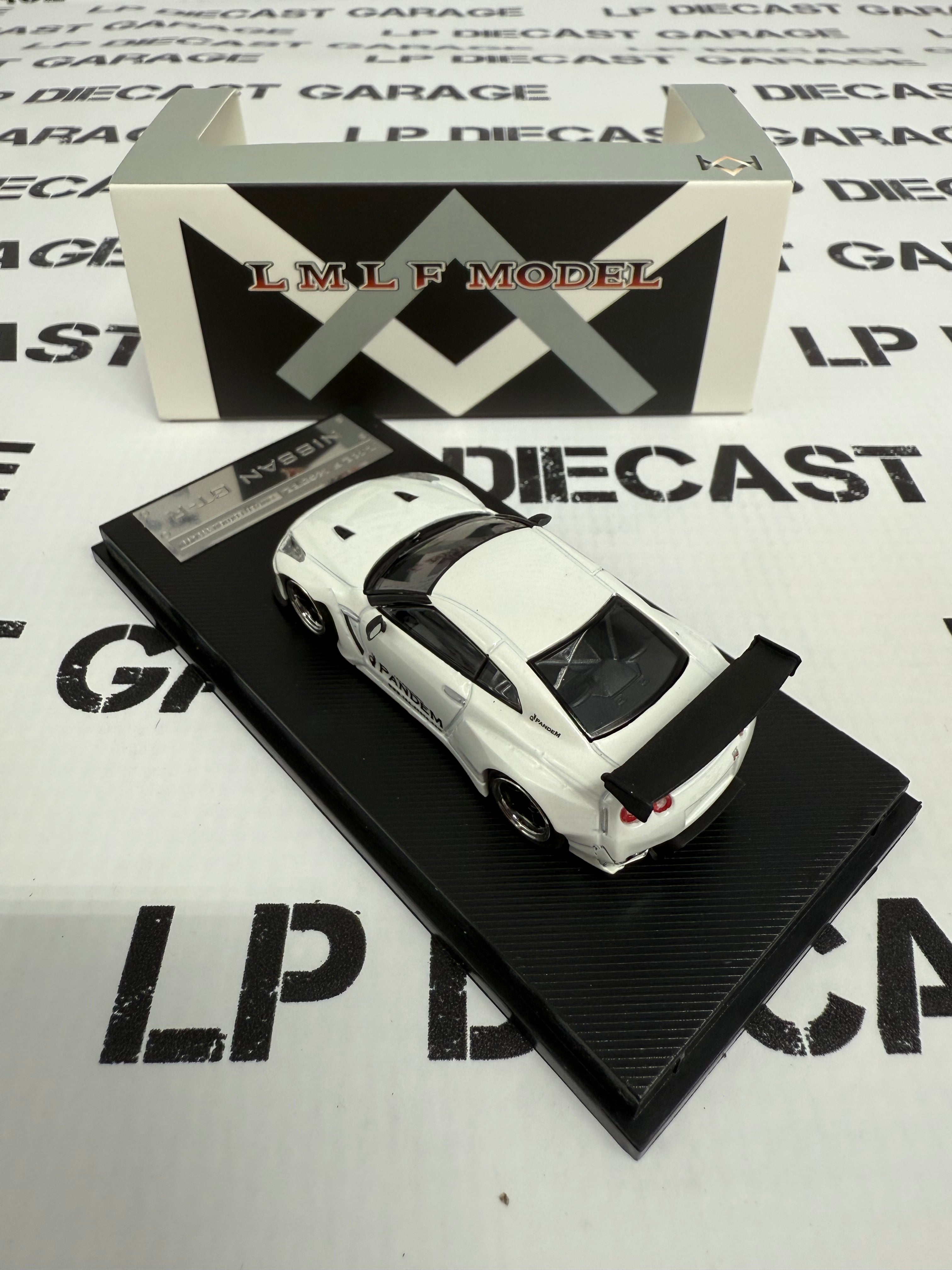 LMLF MODEL Nissan GT-R Pandem White 1:64 Diecast Ghost Player – LP